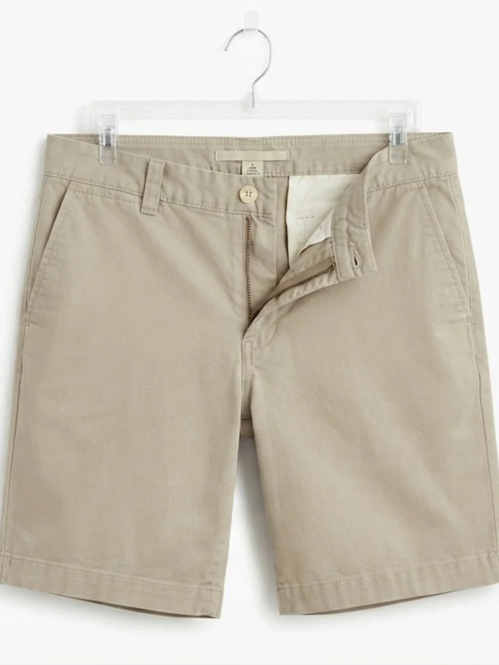 Nautica Rigger Men's Classic Fit Khaki Shorts | 100% Cotton | Size 31W
